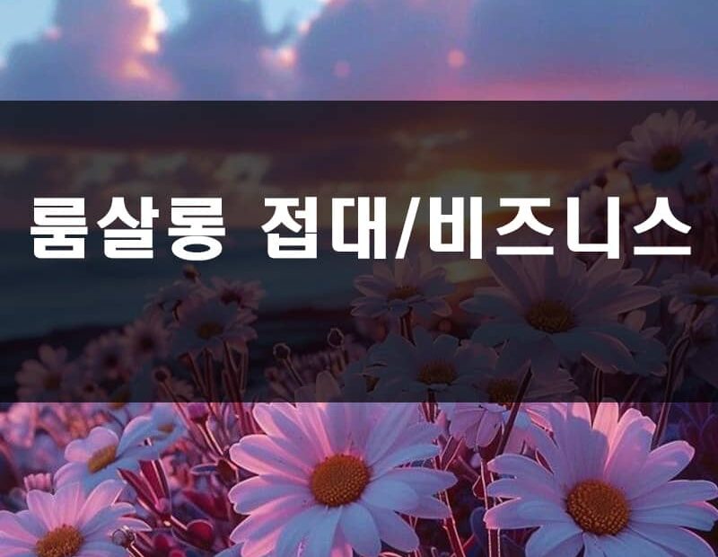 룸살롱 접대 방법 가이드